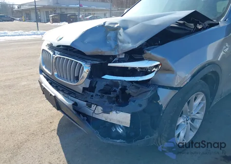 2015 BMW X3 xDrive28I из США, поврежденный, VIN 5UXWX9C57F0D61012